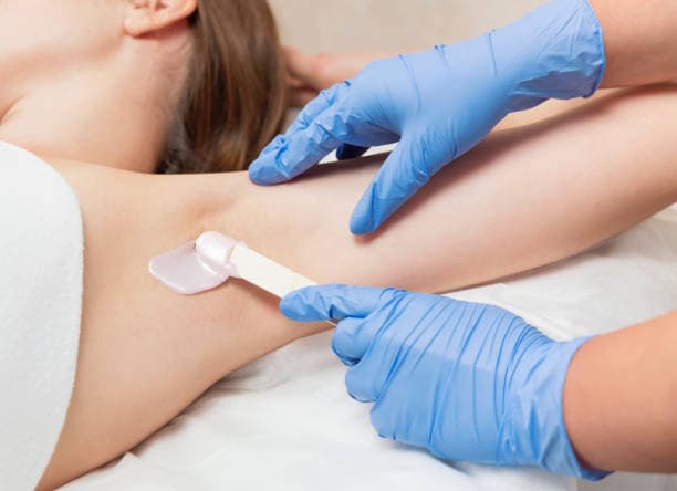 Underarm Wax service background